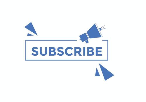 subscribe button. subscribe speech bubble. subscribe Colorful web banner. vector illustration. subscribe label sign template