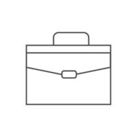 portfolio icons. Bag or baggage icon. Concept for web design vector