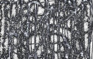 Dark Messy Dust Overlay Distress Background. Easy To Create Abstract Dotted, Scratched, Vintage Effect With Noise And Grain photo