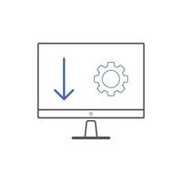 landing page optimization icons. Used for SEO or websites. vector