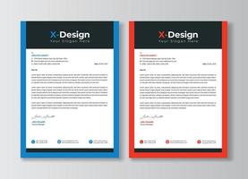 Business corporate Letterhead template vector