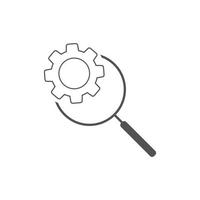 Search optimization icon. SEO optimization vector