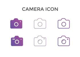 Set of camera icons Vector illustration. Photo camera symbol for SEO, Website and mobile apps.