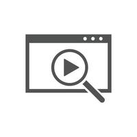 search video icon vector illustrations. Used for SEO or websites