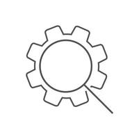 SEO, development, internet marketing icons. Search Engine Optimization icon vector
