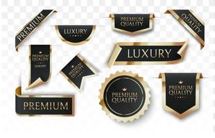 Premium quality vector badges. Luxury black labels.
