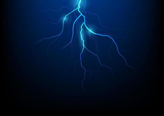 lightning lightning thunderstorm electric flash vector illustration sky dangerous light effect