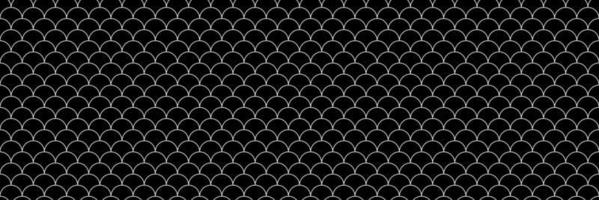 silhouette fish scale seamless pattern vector