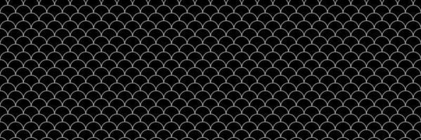 silhouette fish scale seamless pattern vector