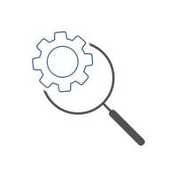 Search optimization icon. SEO optimization vector