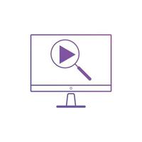 search video icon vector illustrations. Used for SEO or websites