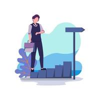 Careers flat style illustration vector design