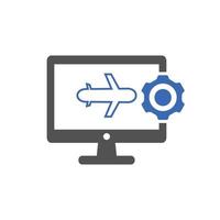 landing page optimization icons. Used for SEO or websites. vector
