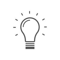 Creative idea icon vector illustrations. for SEO and websites. Light bulb, Solution, lamp icon