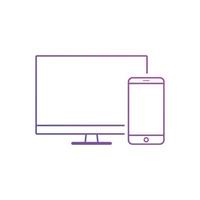 responsive web design icons vector