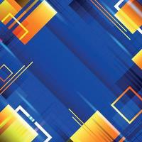 fondo azul y naranja diagonal abstracto vector