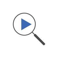 search video icon vector illustrations. Used for SEO or websites