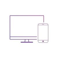 responsive web design icons vector