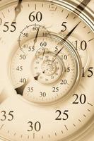 Droste effect background. Abstract design for concepts related to time. photo