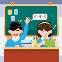 Back to School Activities Concept vector