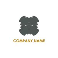 company logo with abstract shape vector