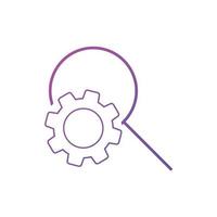 Search optimization icon. SEO optimization vector