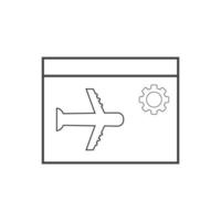 landing page optimization icons. Used for SEO or websites. vector