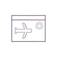 landing page optimization icons. Used for SEO or websites. vector