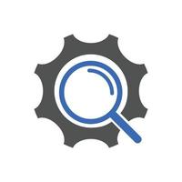 SEO, development, internet marketing icons. Search Engine Optimization icon vector