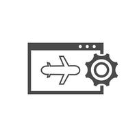 landing page optimization icons. Used for SEO or websites. vector