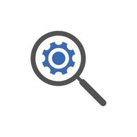 Search optimization icon. SEO optimization vector