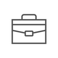 portfolio icons. Bag or baggage icon. Concept for web design vector