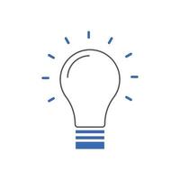 Creative idea icon vector illustrations. for SEO and websites. Light bulb, Solution, lamp icon