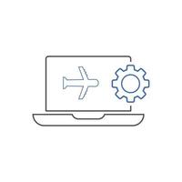 landing page optimization icons. Used for SEO or websites. vector