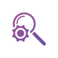 Search optimization icon. SEO optimization vector