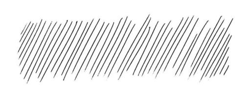 Diagonal lines. Hand-drawn smooth doodle strokes. Horizontal background texture isolated on white. vector