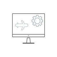 landing page optimization icons. Used for SEO or websites. vector