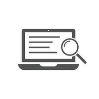 search result icons Vector illustration.search result icon symbol for SEO, Website and mobile apps