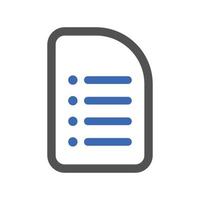 Document  icons Vector illustration. Paper document page symbol for SEO and website