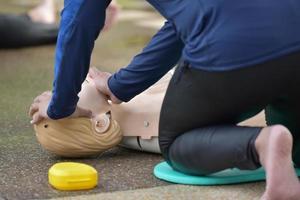 CPR trainner basic life support photo