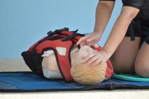 CPR trainner basic life support photo