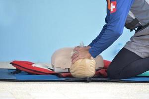 CPR trainner basic life support photo