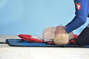 CPR trainner basic life support photo