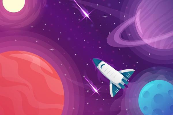 World Space Day Festivity Background