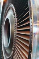 Disassembled gas turbine to generate electricity for structural elements photo