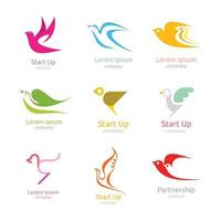 Bird Icon Set vector