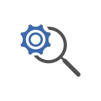 Search optimization icon. SEO optimization vector