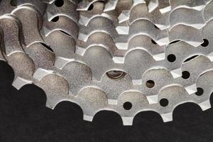 Bicycle stars from a bicycle chain drive mechanism photo