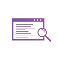 search result icons Vector illustration.search result icon symbol for SEO, Website and mobile apps
