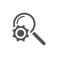 Search optimization icon. SEO optimization vector